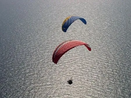 Adrasan'da yamaç paraşütü 7